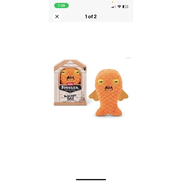 Fuggler Other - NIB ZURU FUGGLER BUTT UGLY PETS COD FATHER GOLDFISH FUNNY UGLY MONSTER 9" PLUSH